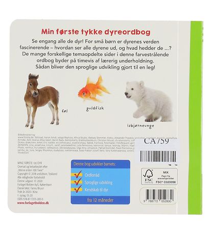 Forlaget Bolden Boek - Mijn eerste 100 dieren - Deens Forlaget Bolden Boek - Mijn eerste 100 dieren - Deens