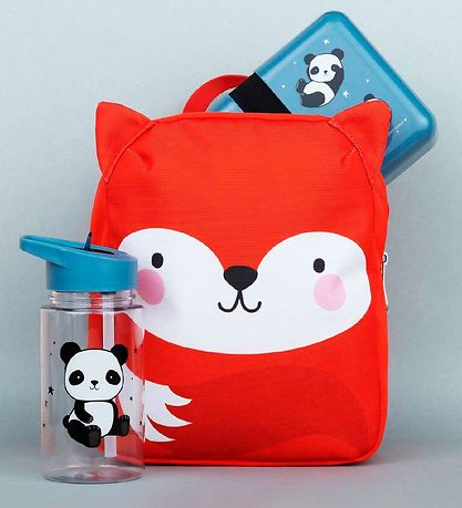 A Little Lovely Company Preschool Backpack - 21x26x10 cm - Fox - A Little Lovely Company Preschool Backpack - 21x26x10 cm - Fox -