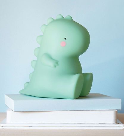 A Little Lovely Company Lamp - 12,5 cm - T-Rex - Groen