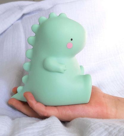 A Little Lovely Company Lamp - 12,5 cm - T-Rex - Groen