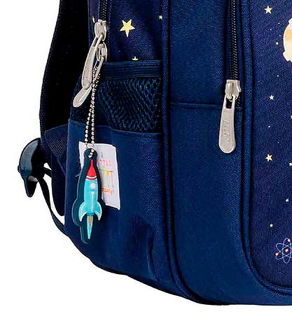 A Little Lovely Company Preschool Backpack - 27x32x19 cm - Space