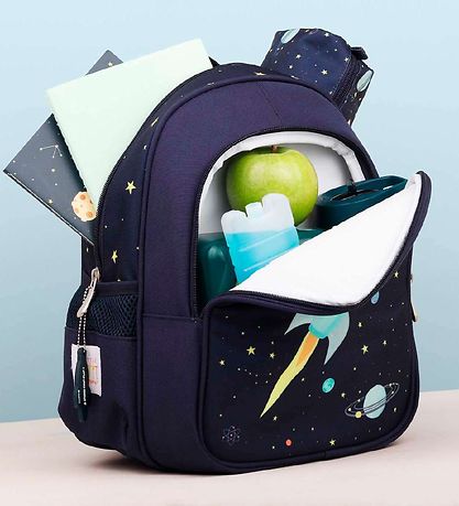 A Little Lovely Company Preschool Backpack - 27x32x19 cm - Space