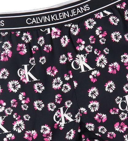 Calvin Klein Shorts - Black w. Flowers Calvin Klein Shorts - Black w. Flowers