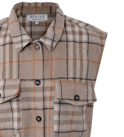 Hound Waistcoat - Plaid - Sand w. Checks Hound Waistcoat - Plaid - Sand w. Checks