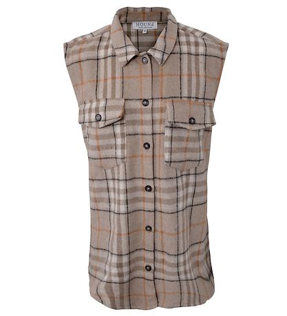 Hound Waistcoat - Plaid - Sand w. Checks Hound Waistcoat - Plaid - Sand w. Checks