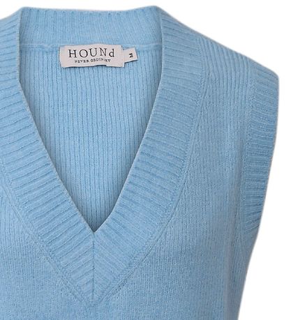 Hound Waistcoat- Knitted - Light Blue