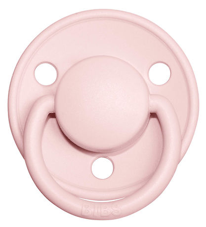 BIBS De Lux Pacifiers - Onesize - 2-Pack - Round - Haze/Blossom
