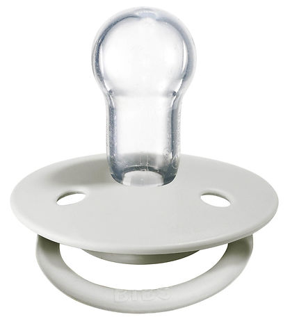 BIBS De Lux Pacifiers - Onesize - 2-Pack - Round - Haze/Blossom