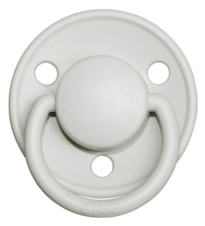 BIBS De Lux Pacifiers - Onesize - 2-Pack - Round - Haze/Blossom