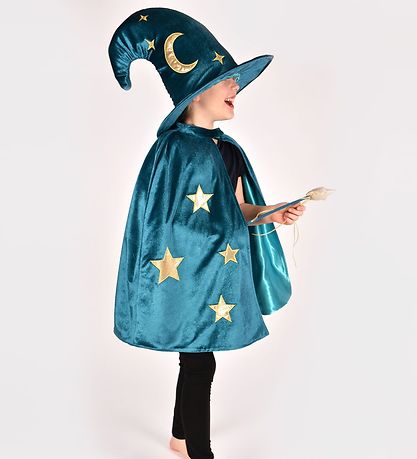 Den Goda Fen Kostuum - Tovenaar - Turkoois Den Goda Fen Kostuum - Tovenaar - Turkoois