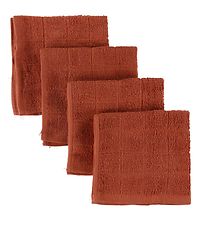 Pippi Tvättlappar - 4-pack - 27x27 - Redwood