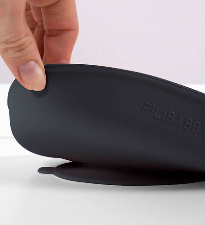 Filibabba Plate -Silicone - 2-Pack - Stone Grey Filibabba Plate -Silicone - 2-Pack - Stone Grey