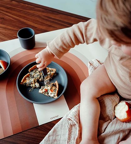 Filibabba Plate -Silicone - 2-Pack - Stone Grey Filibabba Plate -Silicone - 2-Pack - Stone Grey