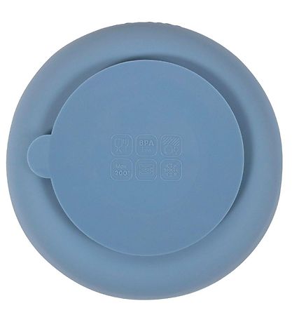 Filibabba Plate - Silicone - 2-Pack - Powder Blue Filibabba Plate - Silicone - 2-Pack - Powder Blue