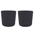 Filibabba Cup - 2-Pack - Silicone - Stone Grey