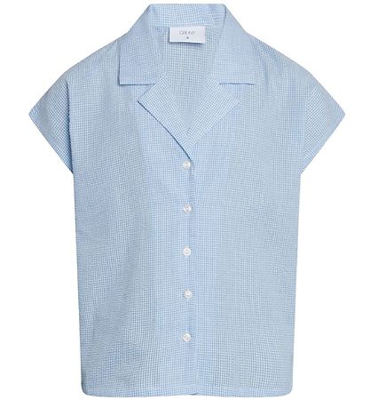 Grunt Shirt - Suidu Check - Light Blue Checkered