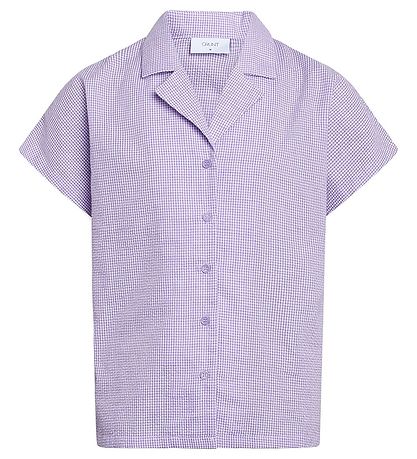 Grunt Shirt - Suisu Check - Light Purple Checkered Grunt Shirt - Suisu Check - Light Purple Checkered