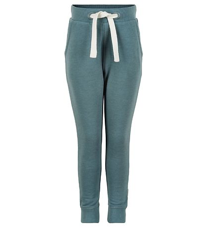 Minymo Joggebukser - 2-pack - Karamell/Aquagrønn