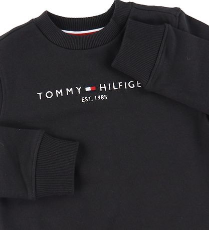Tommy Hilfiger Sweatshirt - Essential - Organic - Black