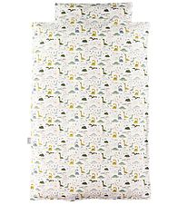 Nørgaard Madsens Duvet Cover - Baby - White w. Dinosaur Nørgaard Madsens Duvet Cover - Baby - White w. Dinosaur