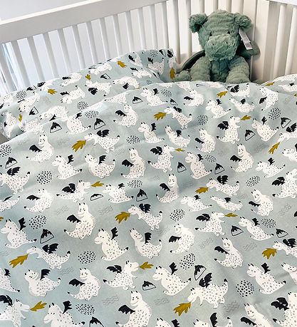 Nørgaard Madsens Duvet Cover - Baby - Blue w. Dragon