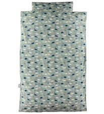 Nørgaard Madsens Duvet Cover - Baby - Green w. Dinosaur Nørgaard Madsens Duvet Cover - Baby - Green w. Dinosaur