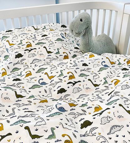 Nørgaard Madsens Sängkläder - Junior - Vit m. Dinosaurie