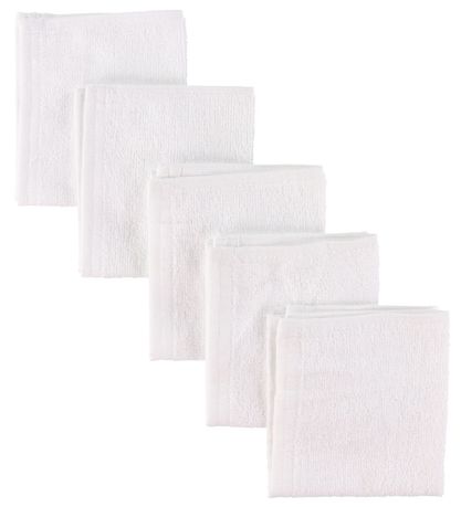 Nørgaard Madsens Washcloth - 5 pcs - White Nørgaard Madsens Washcloth - 5 pcs - White