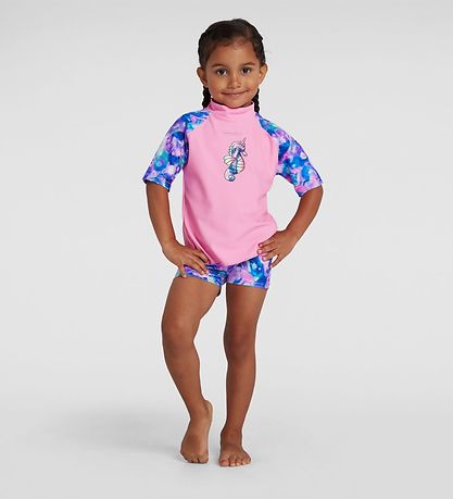 Speedo Swim set - UV40 + - Pink/Spearmint w. Unicorn
