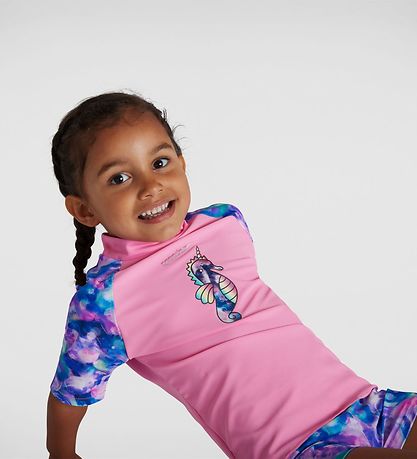 Speedo Swim set - UV40 + - Pink/Spearmint w. Unicorn