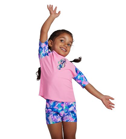 Speedo Swim set - UV40 + - Pink/Spearmint w. Unicorn