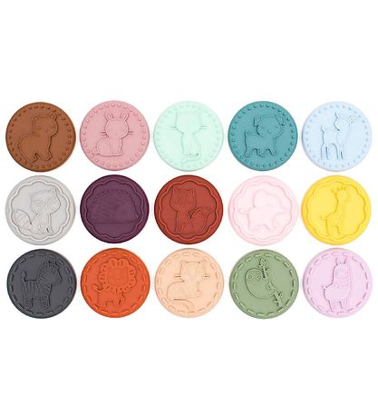 We Might Be Tiny Stamp Set - 16 pcs. - Silicone/Stainless Steel  We Might Be Tiny Stamp Set - 16 pcs. - Silicone/Stainless Steel