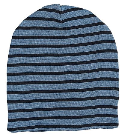 Racing Kids Mütze - 2-lagig - Blau/Navy m. Streifen Racing Kids Mütze - 2-lagig - Blau/Navy m. Streifen
