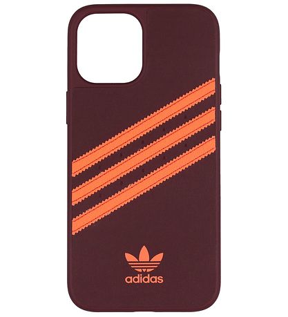 adidas Originals Mobilskal - iPhone 12 Pro Max - Maroon/Solar Or