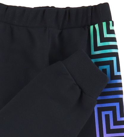 Versace Sweatpants - Greca - Black/Multicoloured
