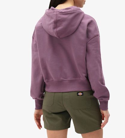 Dickies Hoodie - Cropped - Loretto - Purple Gumdrop