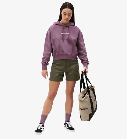 Dickies Hoodie - Cropped - Loretto - Purple Gumdrop