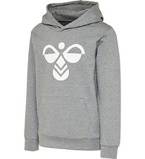 Sweat à Capuche Hummel - Quatre - Gris Chiné Sweat à Capuche Hummel - Quatre - Gris Chiné