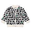 Marni Cardigan - Off-White w. AOP Logo Marni Cardigan - Off-White w. AOP Logo