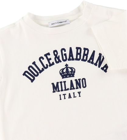 Dolce & Gabbana T-shirt - Essentiels - White w. Text