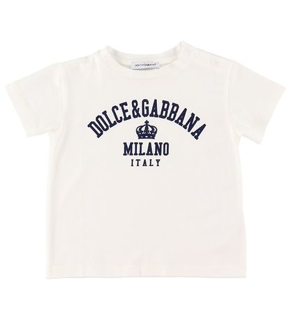 Dolce & Gabbana T-shirt - Essentiels - White w. Text