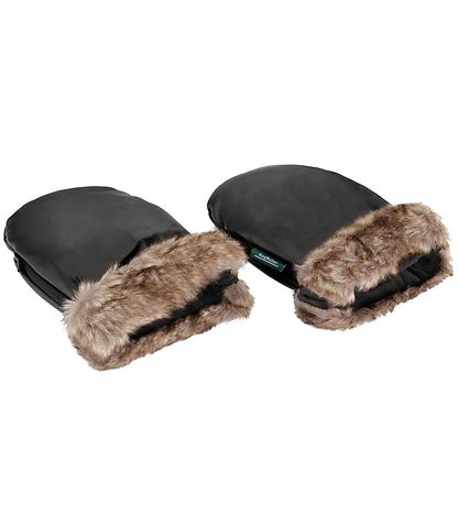KongWalther Pram Gloves - Østerbro - Black Fur