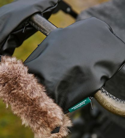 KongWalther Pram Gloves - Østerbro - Black Fur
