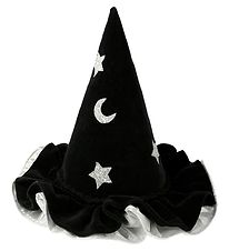 Meri Meri Costume - Pointy hat - Black/Silver Meri Meri Costume - Pointy hat - Black/Silver