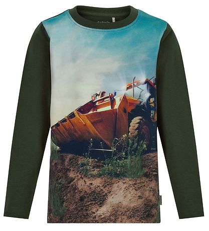 Minymo Blouse - Forest Night w. Excavator Minymo Blouse - Forest Night w. Excavator