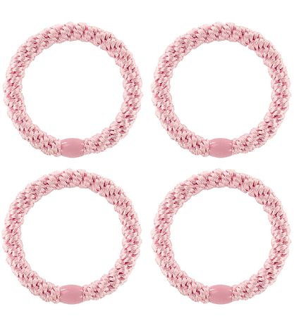 Kknekki Elastische Haarband - 4-pack - Roze
