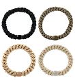 Kknekki Hårstrikker - 4-pack - Beige/Brun/Khaki/Svart Kknekki Hårstrikker - 4-pack - Beige/Brun/Khaki/Svart