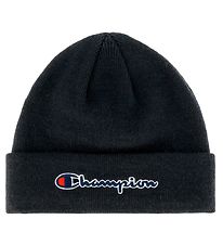 Champion Mütze - Strick - Junior - 2-lagig - Schwarz