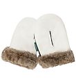 KongWalther Pram Gloves - Østerbro - Cream Fur
