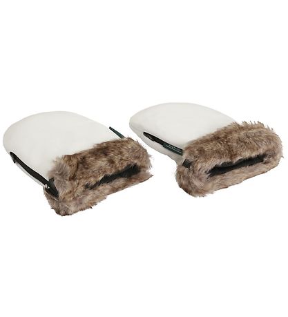 KongWalther Pram Gloves - Østerbro - Cream Fur